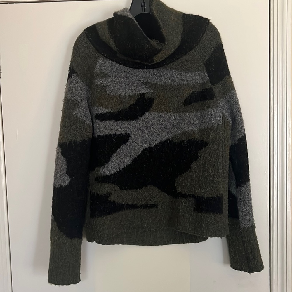 Camo sweater